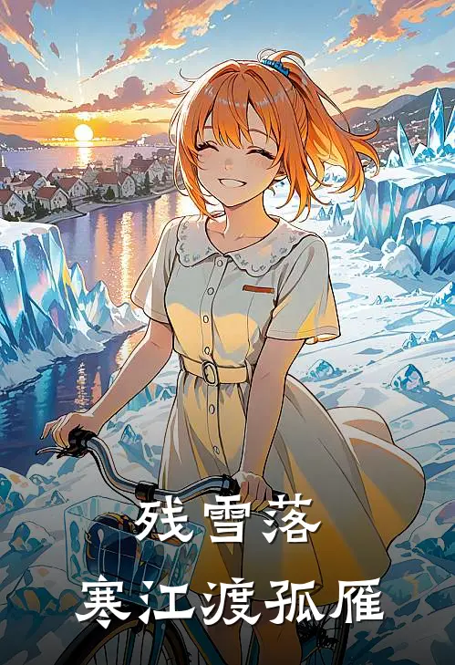 残雪落，寒江渡孤雁