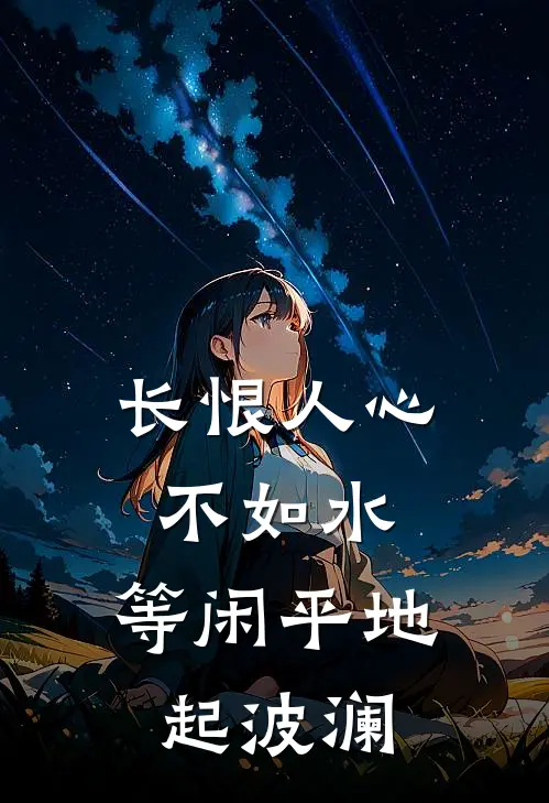 长恨人心不如水,等闲平地起波澜