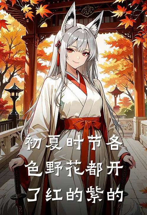 初夏时节各色野花都开了红的紫的