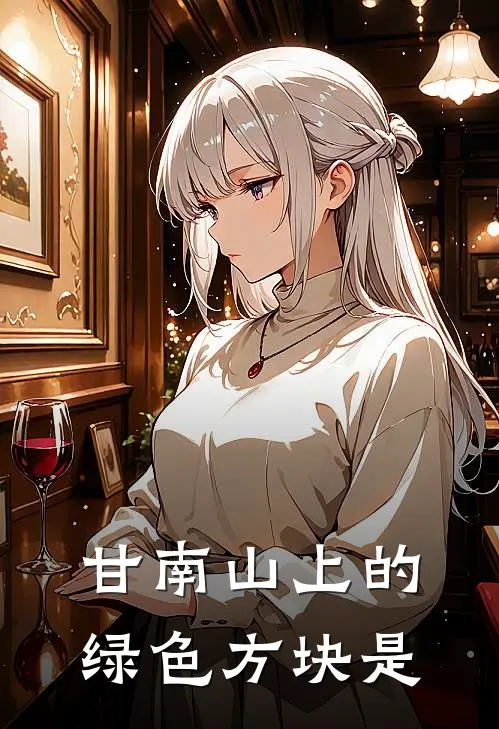 甘南山上的绿色方块是