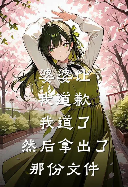 婆婆让我道歉，我道了，然后拿出了那份文件